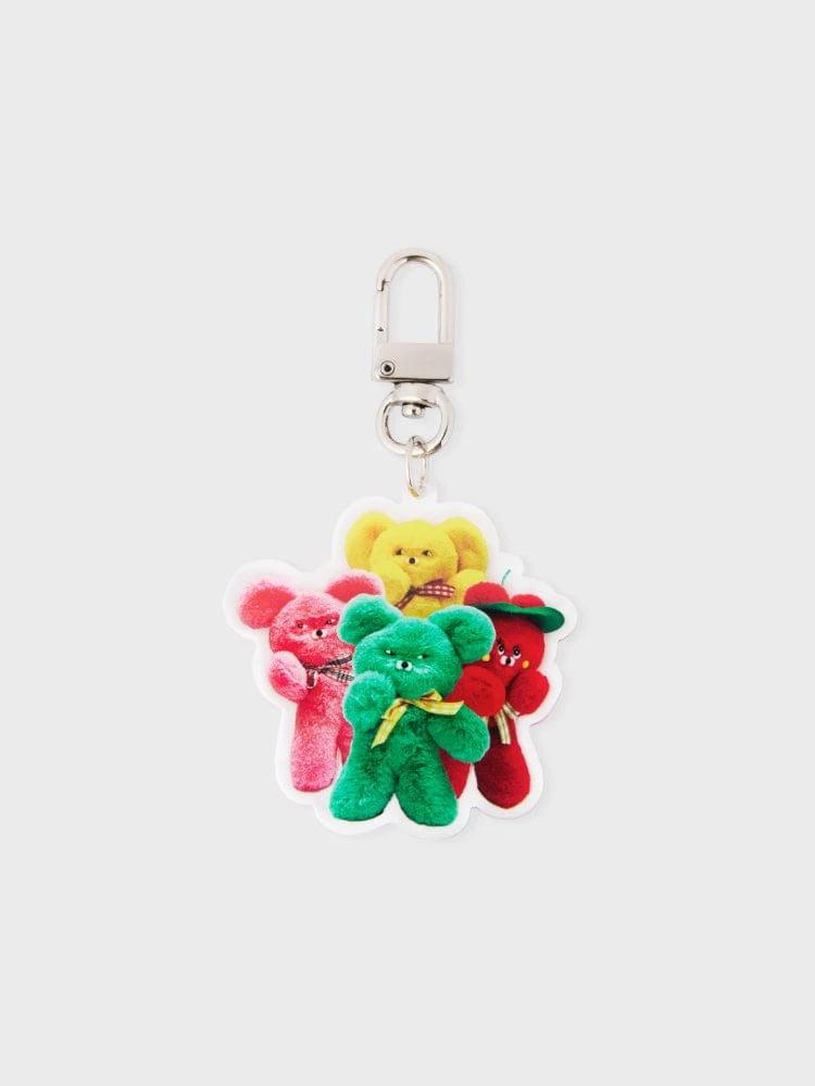 Wasabi Bear Acrylic Keychain - Wasabi Bear Friends