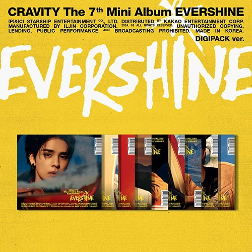 SET/9 Albums CRAVITY - The 7th Mini Album [EVERSHINE] (DIGIPACK ver.)