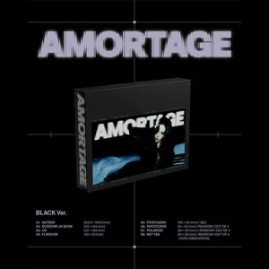JISOO (지수) - Mini Album [AMORTAGE] EXCLUSIVE EDITION (BLACK Ver)