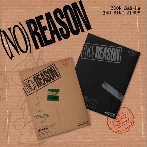 SET: 2 Albums - Yoon San Ha - 3RD MINI ALBUM [NO REASON] (UNDEFINED VER. / UNBOUND VER.)