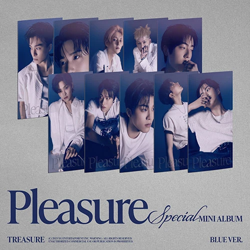 [Pre-order Bonus] TREASURE - SPECIAL MINI ALBUM [PLEASURE] [BLUE VER.]