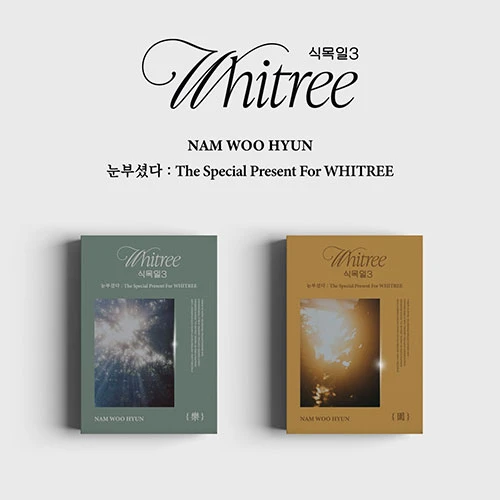 [Album 2 EA SET] Nam Woohyun - 눈부셨다: The Special Present For WHITREE (식목일 3 Live Ver.)