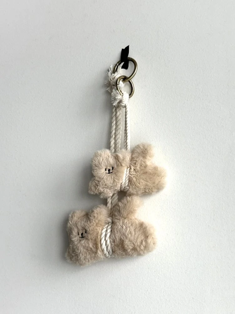 AB Feb Evil-Blocking Dog Charm Keyring (Injeolmi)