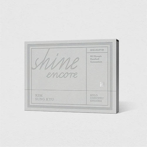 KIM SUNG KYU - SOLO CONCERT [SHINE ENCORE] (DVD)