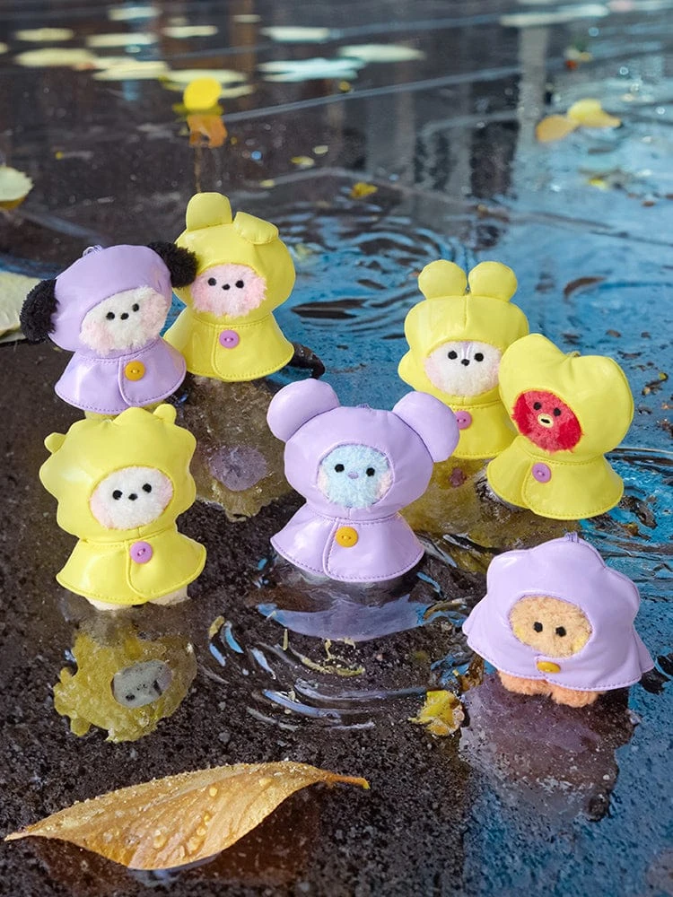 BT21 Mini Minini Rainyday Plush Keychain