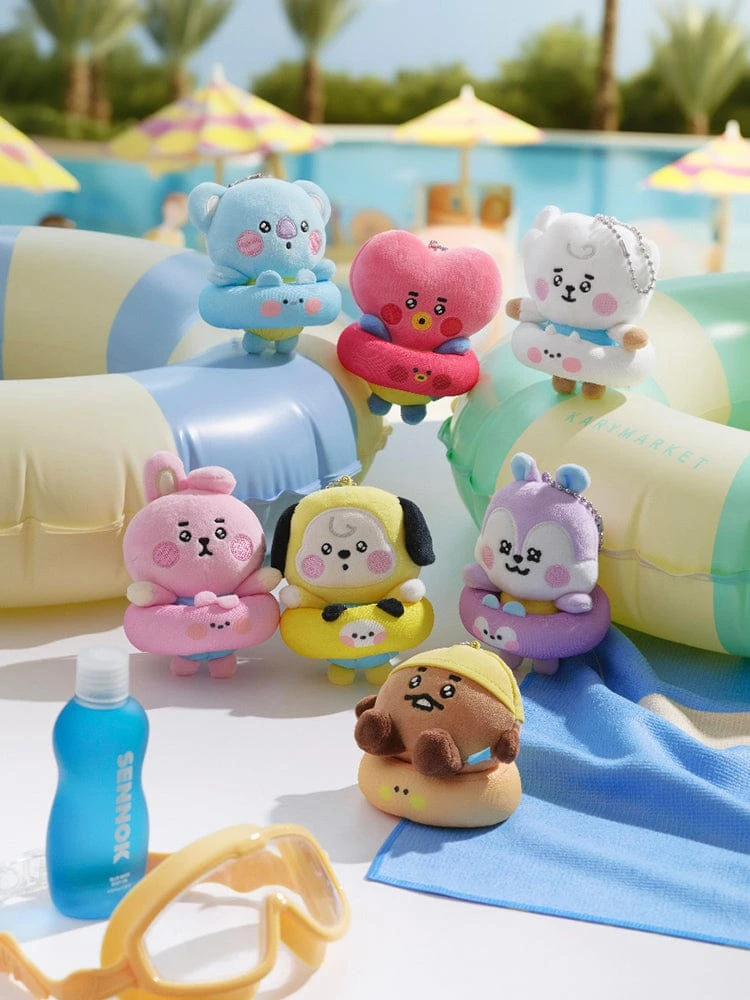 BT21 BABY Pongdang Pongdang Edition Plush Keychain