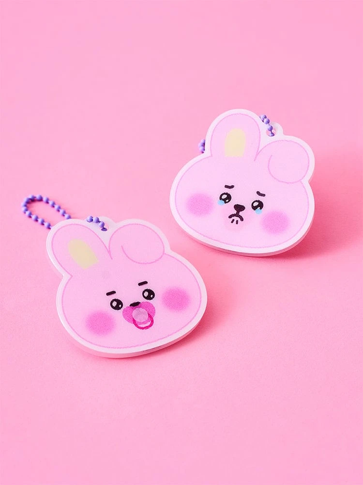 BT21 COOKY NEWBORN BABY Lenticular Keychain