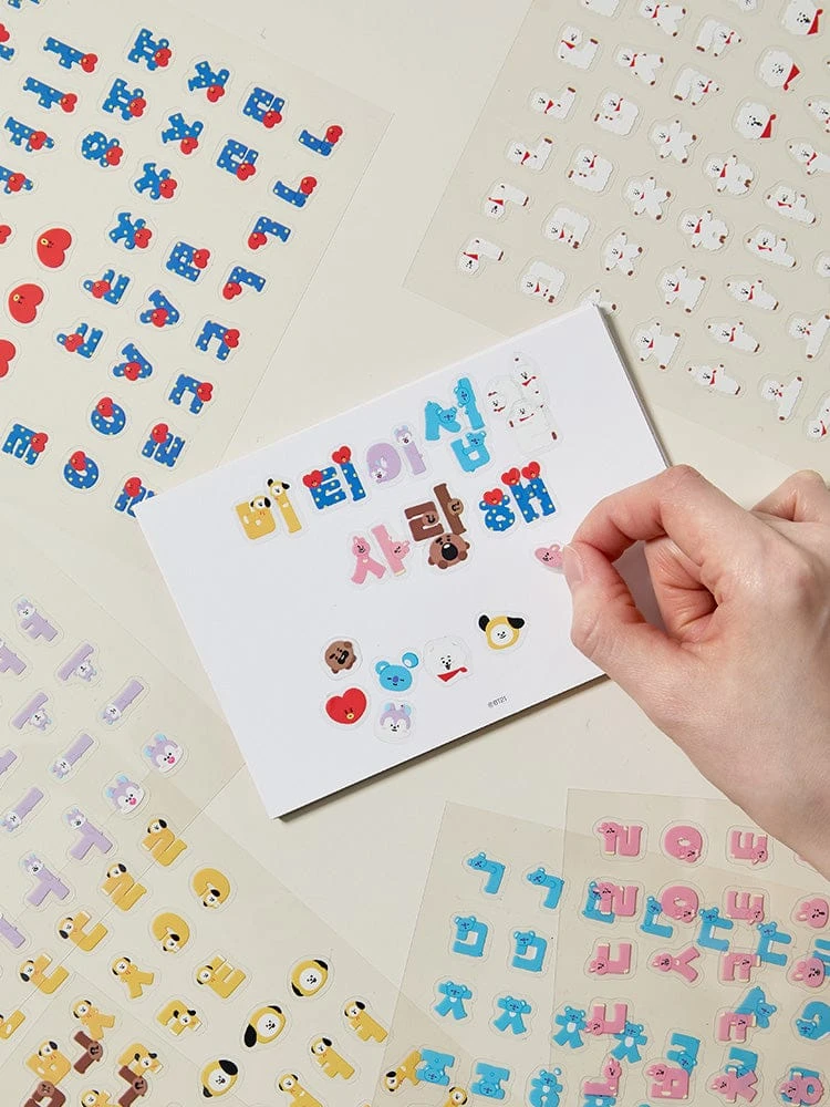 BT21 Souvenir Korean Stickers