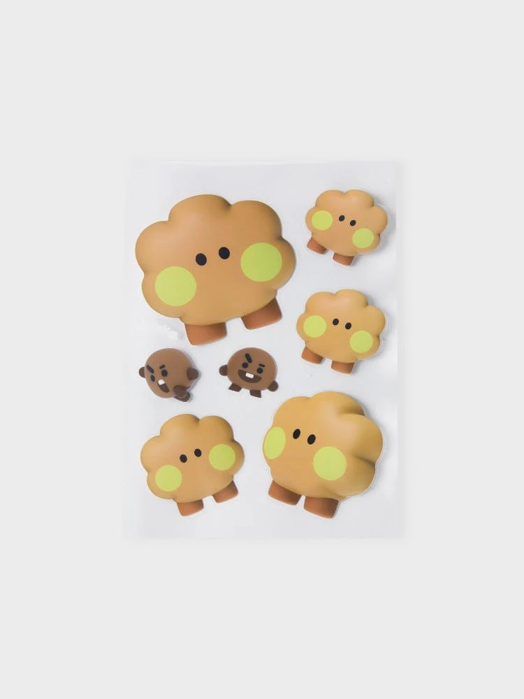 BT21 SHOOKY Removable Sticker