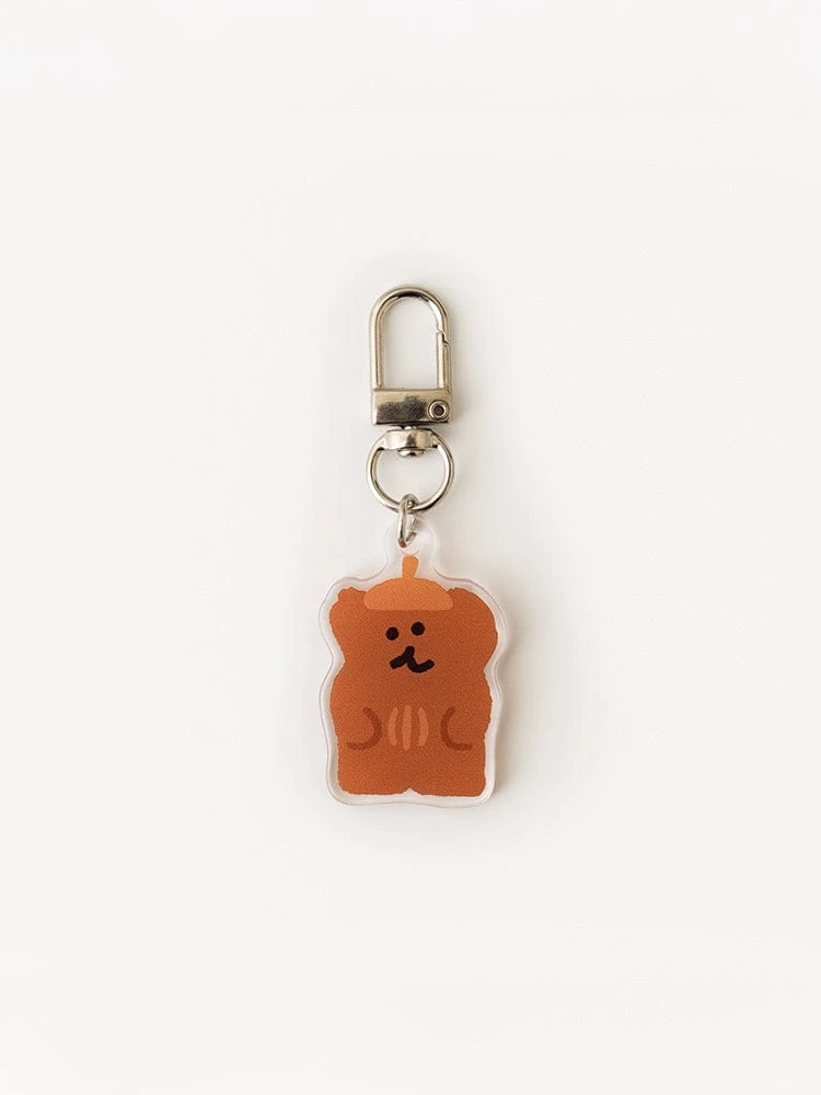 Dinotang Quokka & Bobo in the Woods Acrylic Keyring VER.6