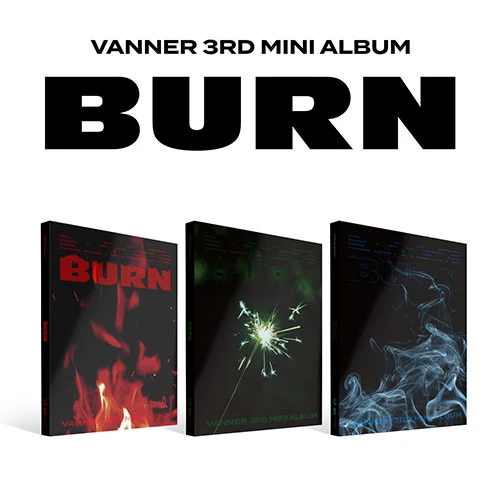 VANNER - 3RD MINI ALBUM [BURN] (Album 3 EA SET)
