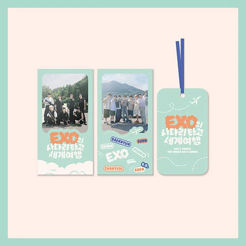 EXO - EXO의 사다리 타고 세계 여행 POP-UP STORE OFFICIAL MD / Film Bookmark Set