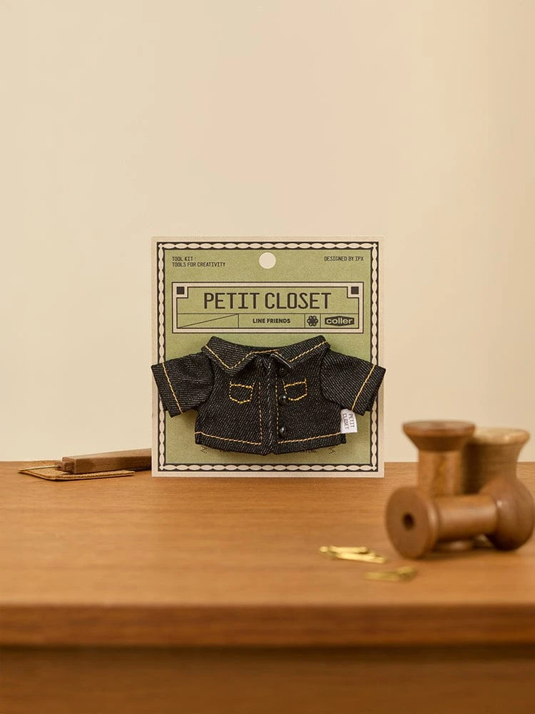 LINE FRIENDS Petit Closet Indigo Denim Jacket
