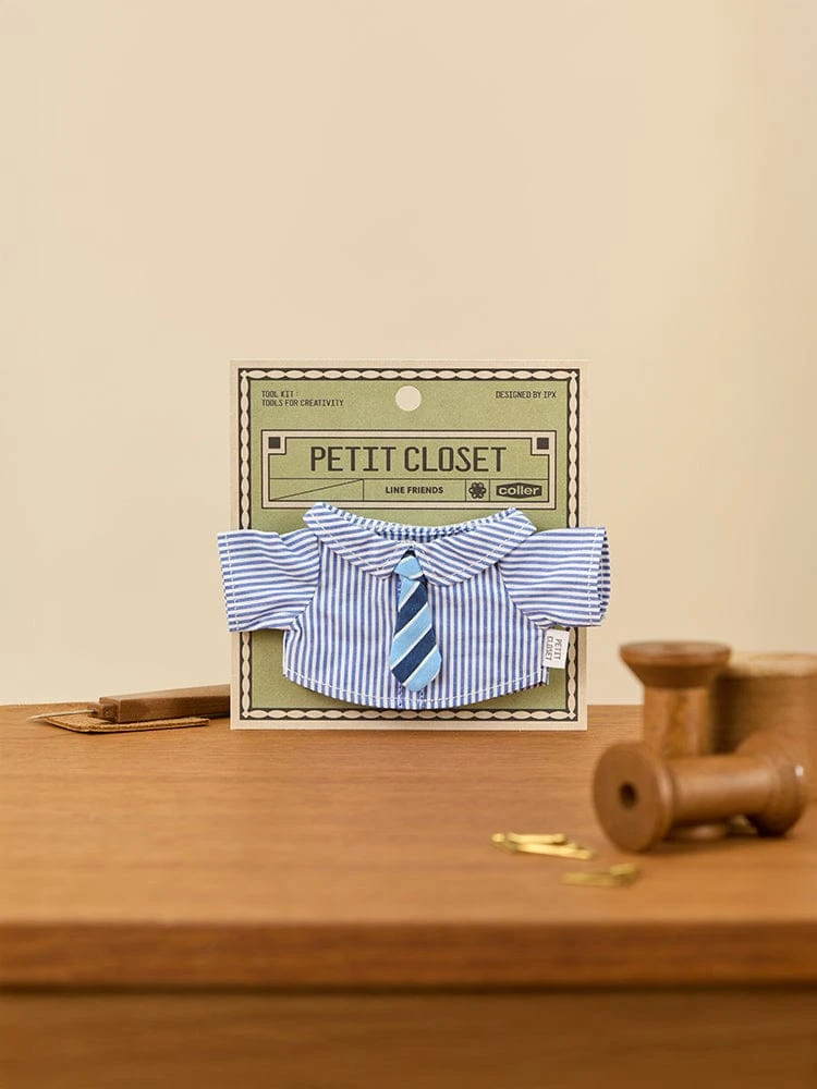 LINE FRIENDS Petit Closet Shirt & Necktie