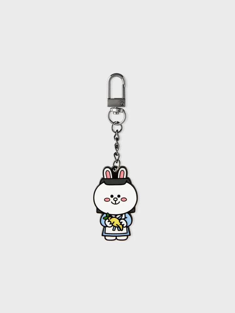 LINE FRIENDS Cony Tourist Metal Keychain