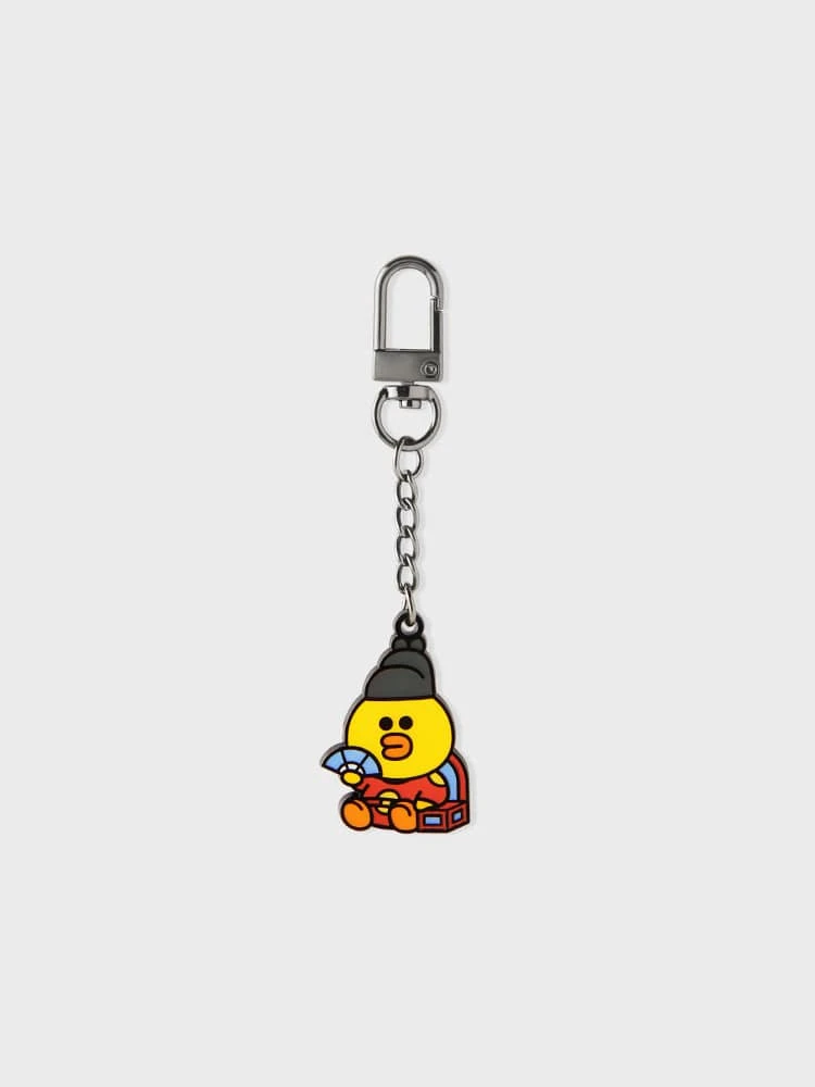 LINE FRIENDS Sally Tourist Metal Keychain