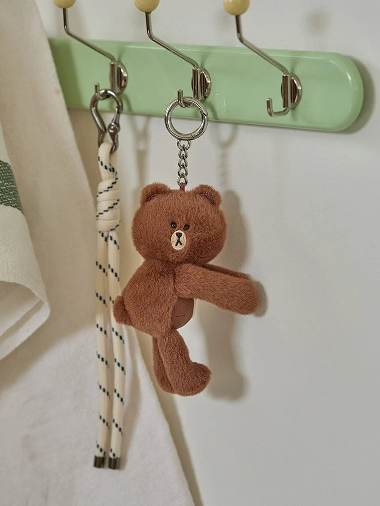 LINE FRIENDS Hug Brown Season 4 Hug Keyring