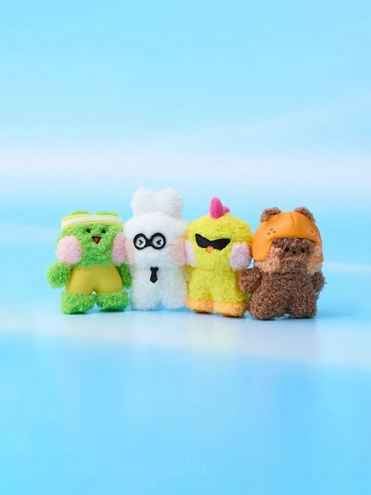 LINE FRIENDS minini Winter World Plush Magnet