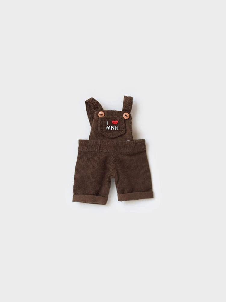 MNH Overol Plush Keyring Clothing Brown