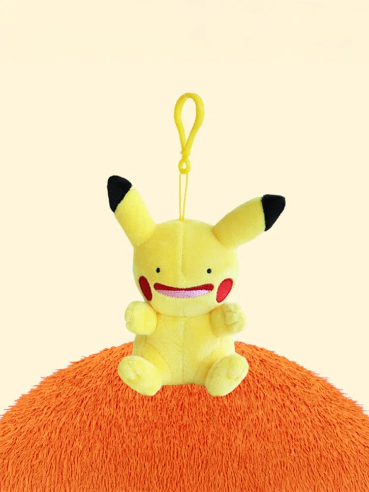 Metamon Transformed into Pikachu Bag Charm (Sitting)