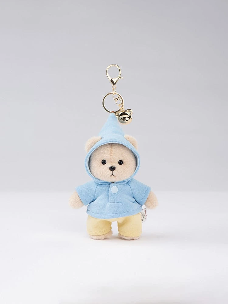 TeddyTales Rena Bear Signature Keyring Milk Tea