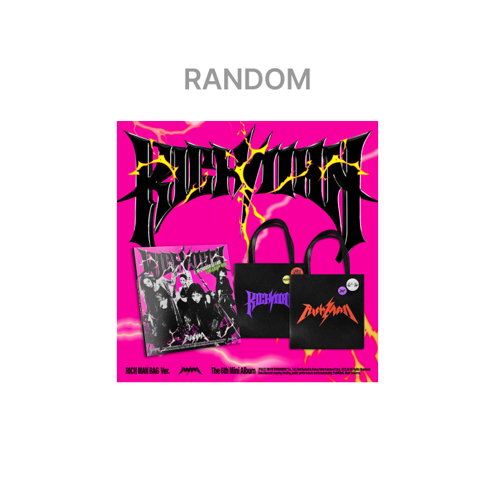6th Mini Album [Rich Man] (RICH MAN BAG Ver.) (Random) (Weverse)